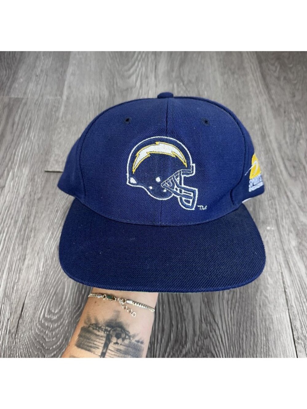 VINTAGE San Diego Chargers Sports Specialties Pro Line Snapback Hat Cap Wool
